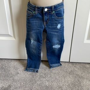 5/$20 Cat & Jack Super Skinny Distressed Cropped Jeans